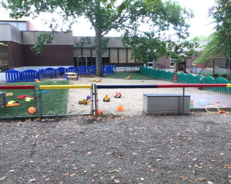 Playground with pumpkins