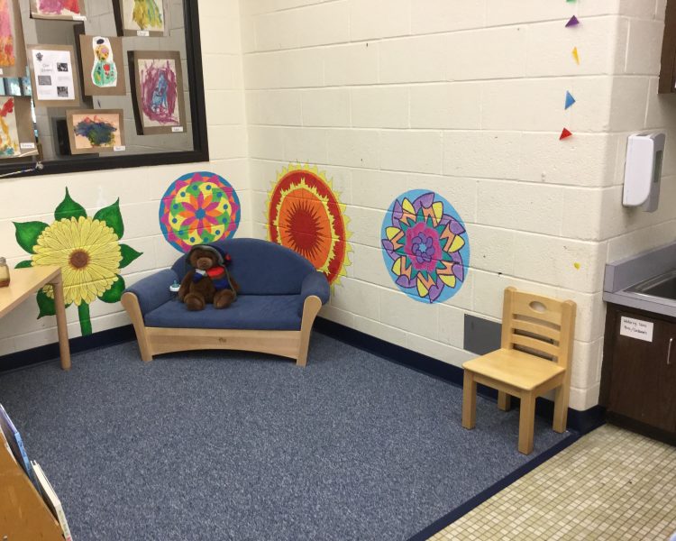 Preschool reading area